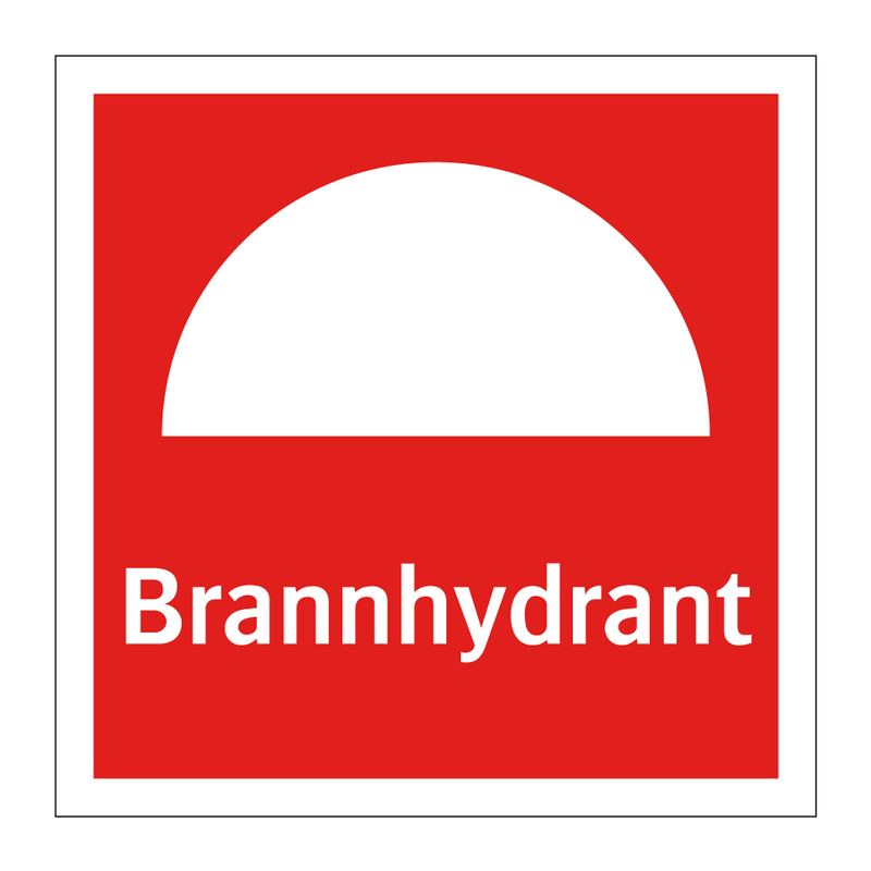 Brannhydrant innenfor dør