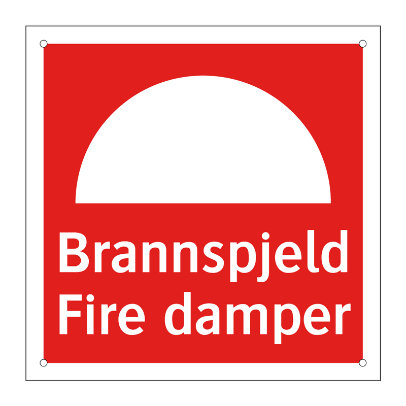 Brannspjeld Fire damper
