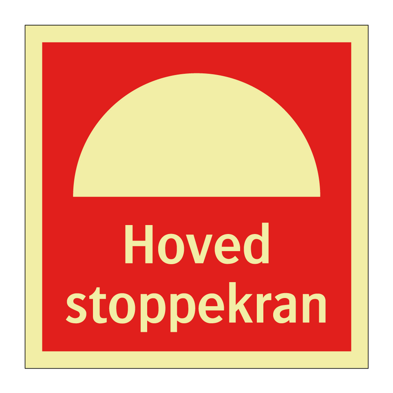 Hoved stoppekran