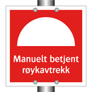 Manuelt betjent røykavtrekk