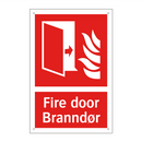 Fire door Branndør