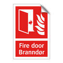 Fire door Branndør