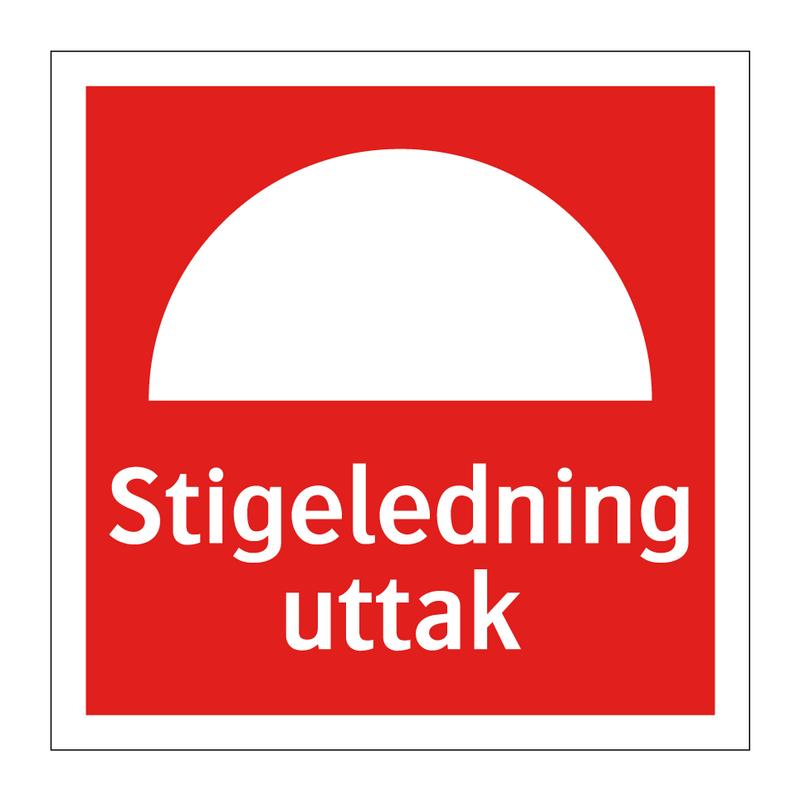 Stigeledning uttak