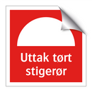 Uttak tort stigerør