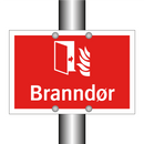 Branndør holdes lukket
