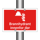 Brannhydrant innenfor dør