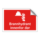 Brannhydrant innenfor dør