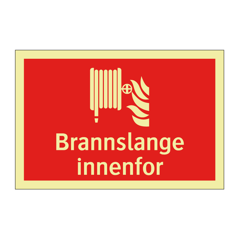 Brannslange innenfor