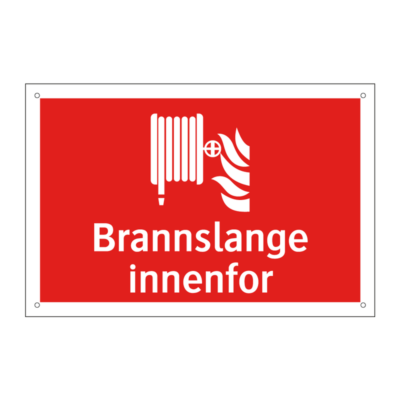Brannslange innenfor