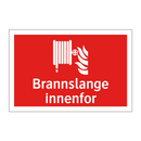 Brannslange innenfor