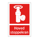Hoved stoppekran