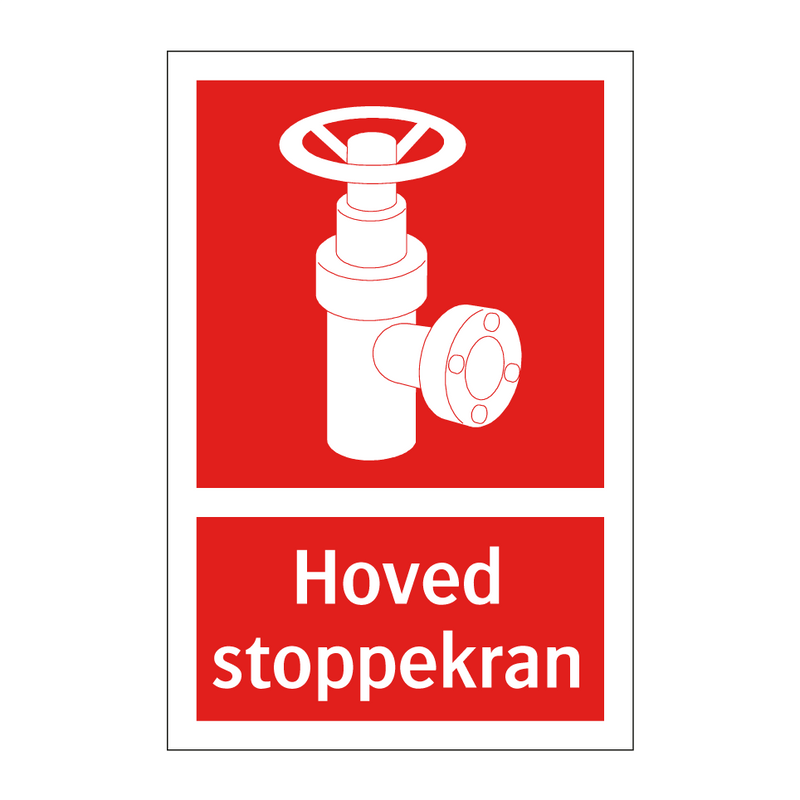 Hoved stoppekran & Hoved stoppekran & Hoved stoppekran & Hoved stoppekran & Hoved stoppekran