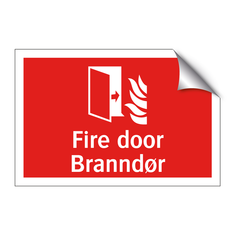 Fire door Branndør