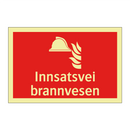 Innsatsvei brannvesen