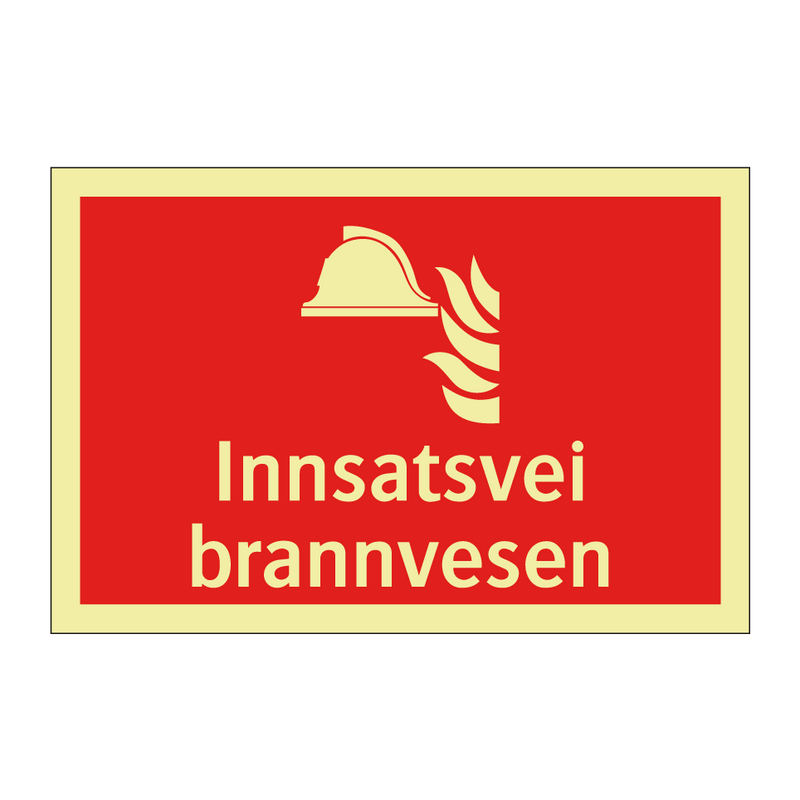 Innsatsvei brannvesen