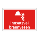 Innsatsvei brannvesen