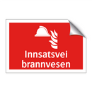 Innsatsvei brannvesen