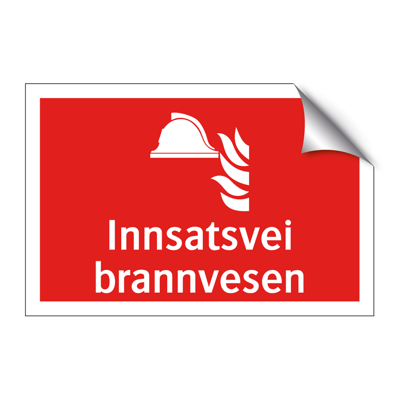 Innsatsvei brannvesen