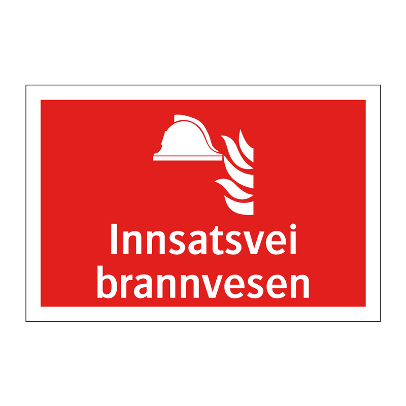 Innsatsvei brannvesen