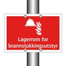 Lagerrom for brannslukkingsutstyr