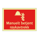 Manuelt betjent røykavtrekk