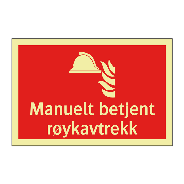 Manuelt betjent røykavtrekk