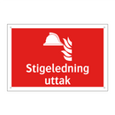 Stigeledning uttak
