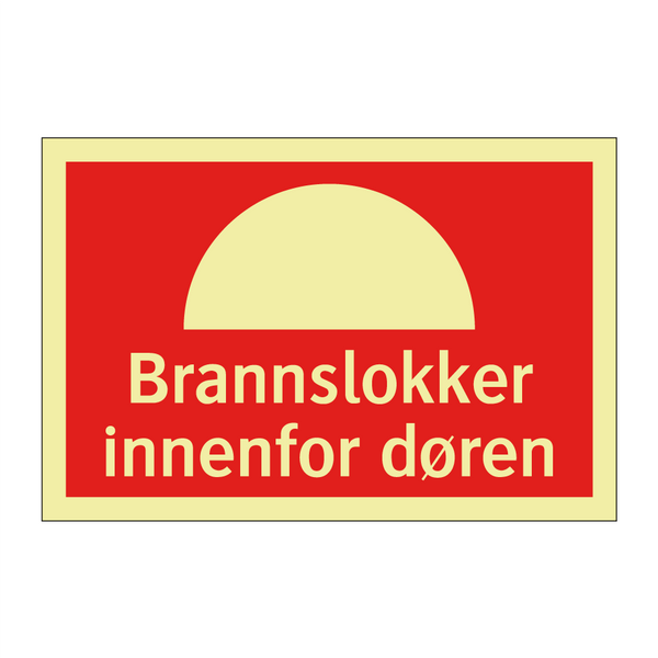 Brannslokker innenfor døren & Brannslokker innenfor døren & Brannslokker innenfor døren