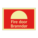 Fire door Branndør