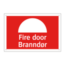 Fire door Branndør