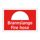 Fire hose Brannslange