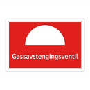 Gassavstengingsventil