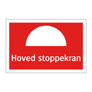 Hoved stoppekran