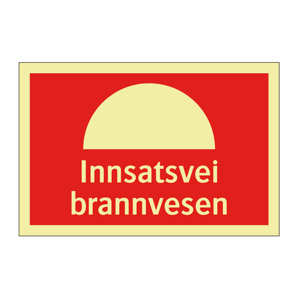 Innsatsvei brannvesen