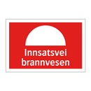 Innsatsvei brannvesen