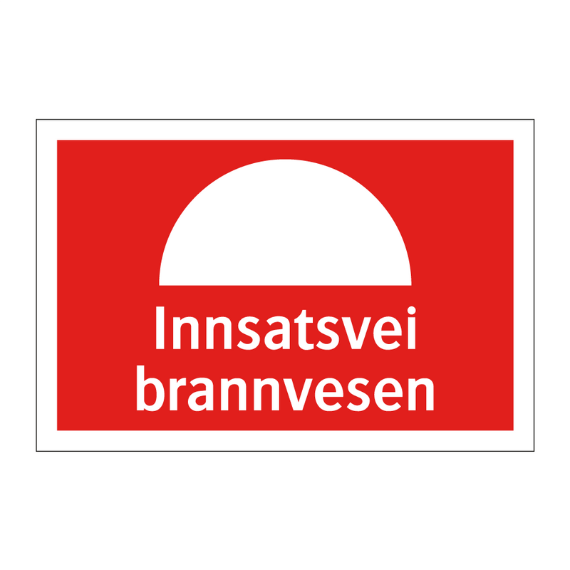 Innsatsvei brannvesen