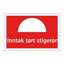 Inntak tørt stigerør