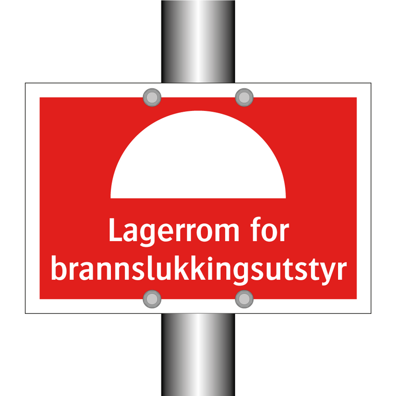 Lagerrom for brannslukkingsutstyr