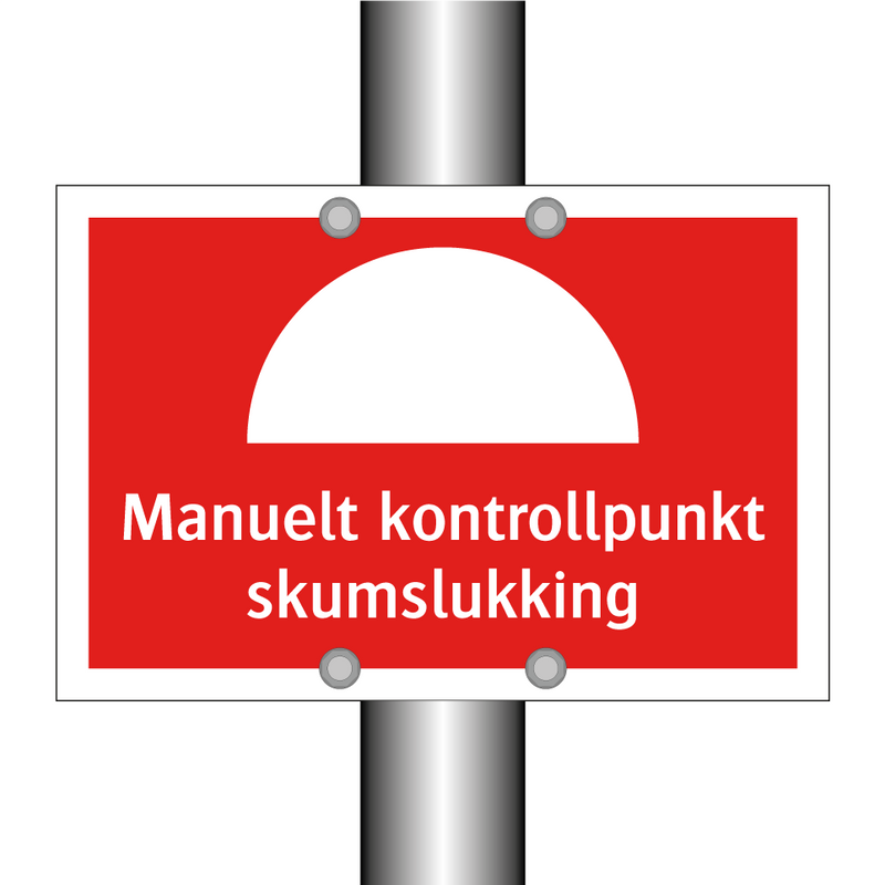Manuelt kontrollpunkt skumslukking