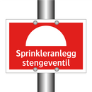 Sprinkleranlegg stengeventil