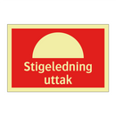 Stigeledning uttak