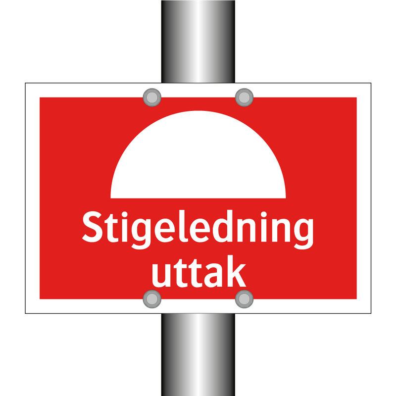 Stigeledning uttak