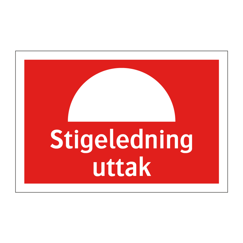 Stigeledning uttak & Stigeledning uttak & Stigeledning uttak & Stigeledning uttak