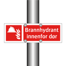 Brannhydrant innenfor dør