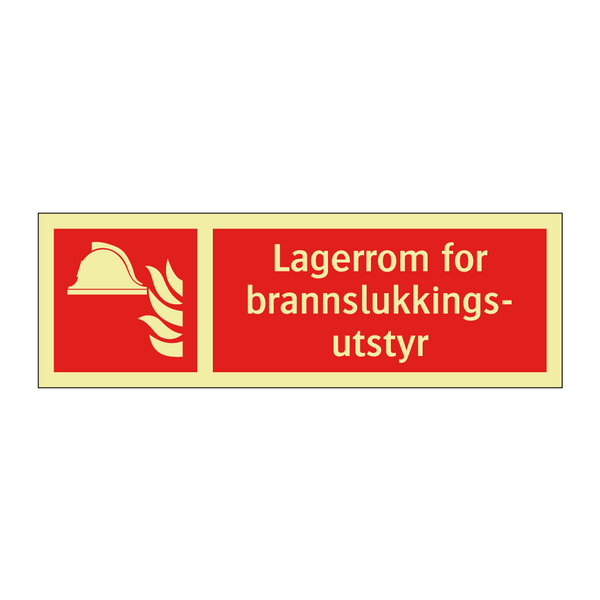 Lagerrom for brannslukkingsutstyr & Lagerrom for brannslukkingsutstyr