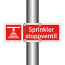 Sprinkler stoppventil