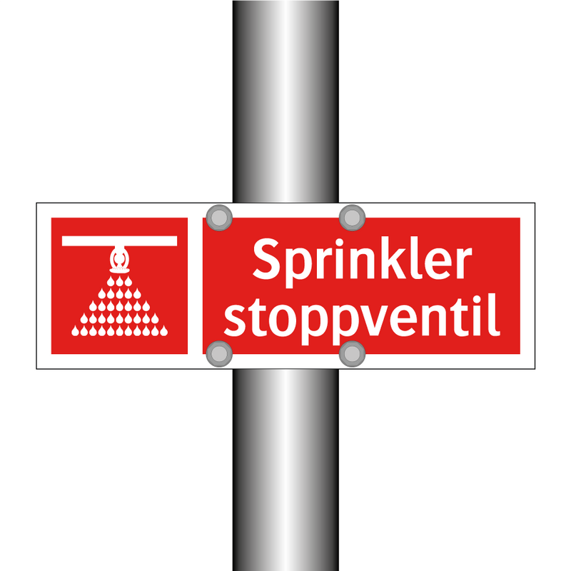 Sprinkler stoppventil