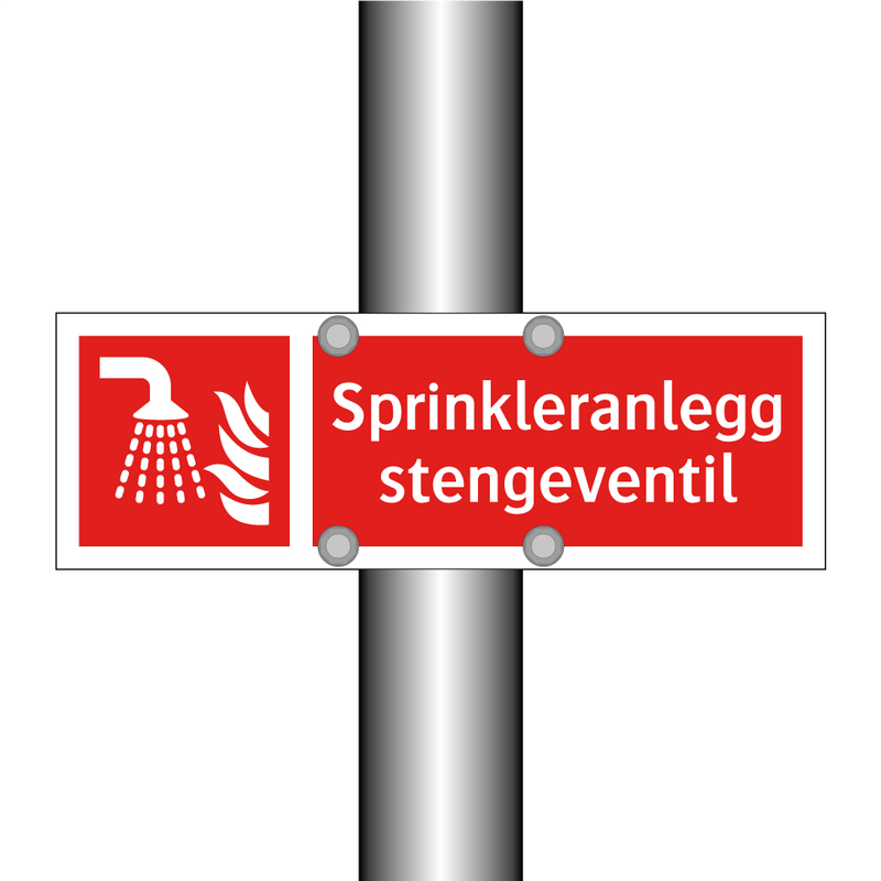 Sprinkleranlegg stengeventil