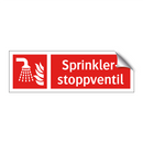 Sprinklerstoppventil