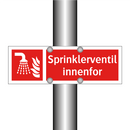 Sprinklerventil innenfor